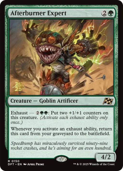 Afterburner Expert [Aetherdrift Prerelease Promos] - MTG Single