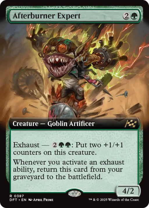 Afterburner Expert (Extended Art) [Aetherdrift] - MTG Single
