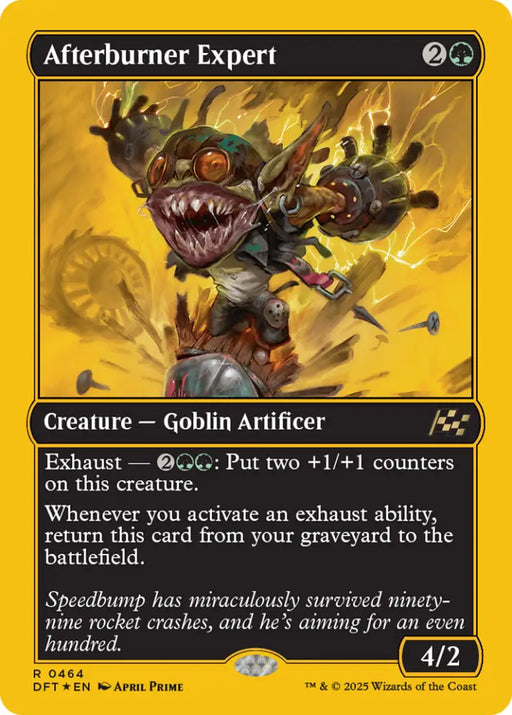 Afterburner Expert (First-Place Foil) [Aetherdrift] - MTG Single