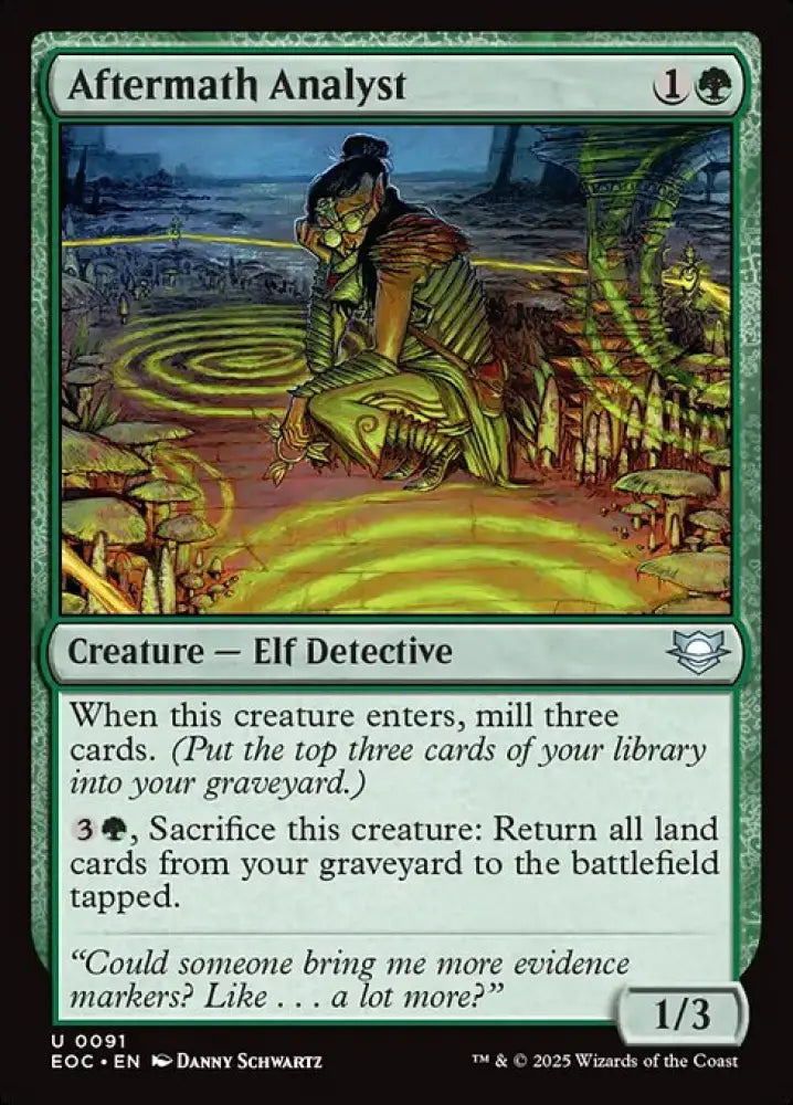 Aftermath Analyst (91) [Edge of Eternities Commander]