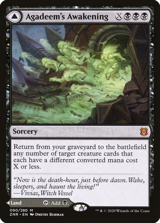 Agadeem’s Awakening // Agadeem the Undercrypt [Zendikar Rising] - MTG Single