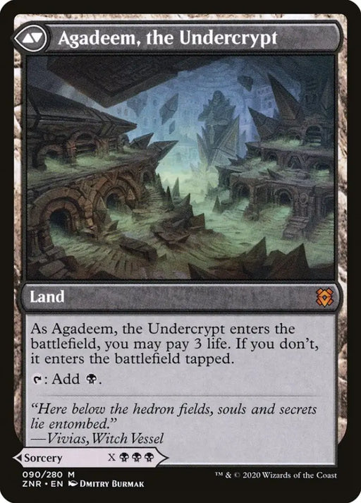 Agadeem’s Awakening // Agadeem the Undercrypt [Zendikar Rising] - MTG Single
