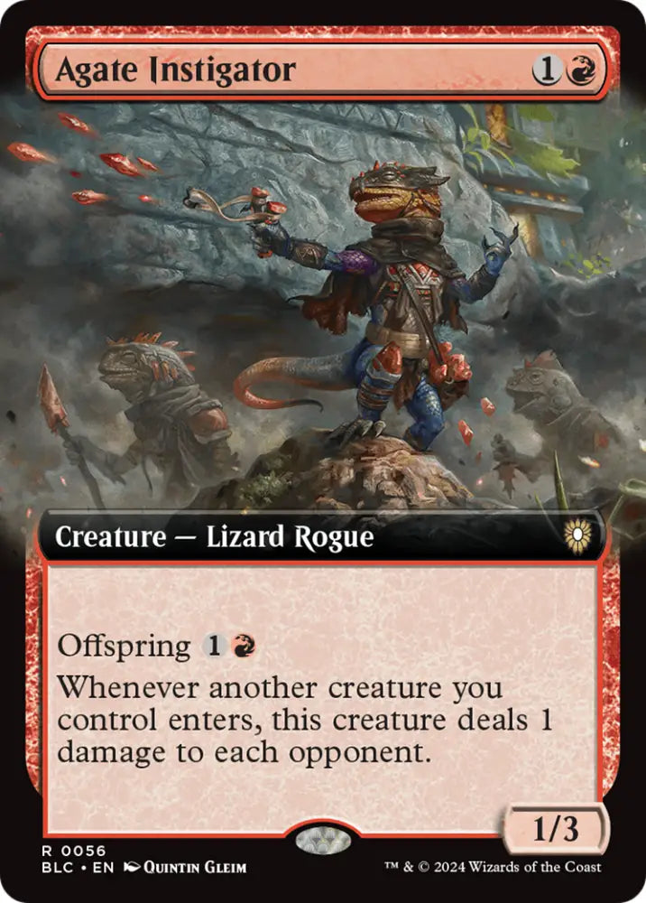 Agate Instigator (Extended Art) [Bloomburrow Commander] - MTG Single