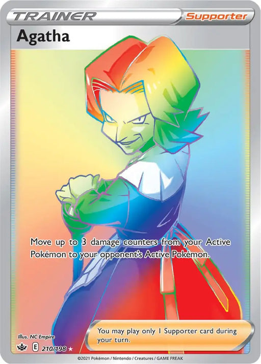 Agatha (210/198) [Sword & Shield: Chilling Reign] - Pokemon Single