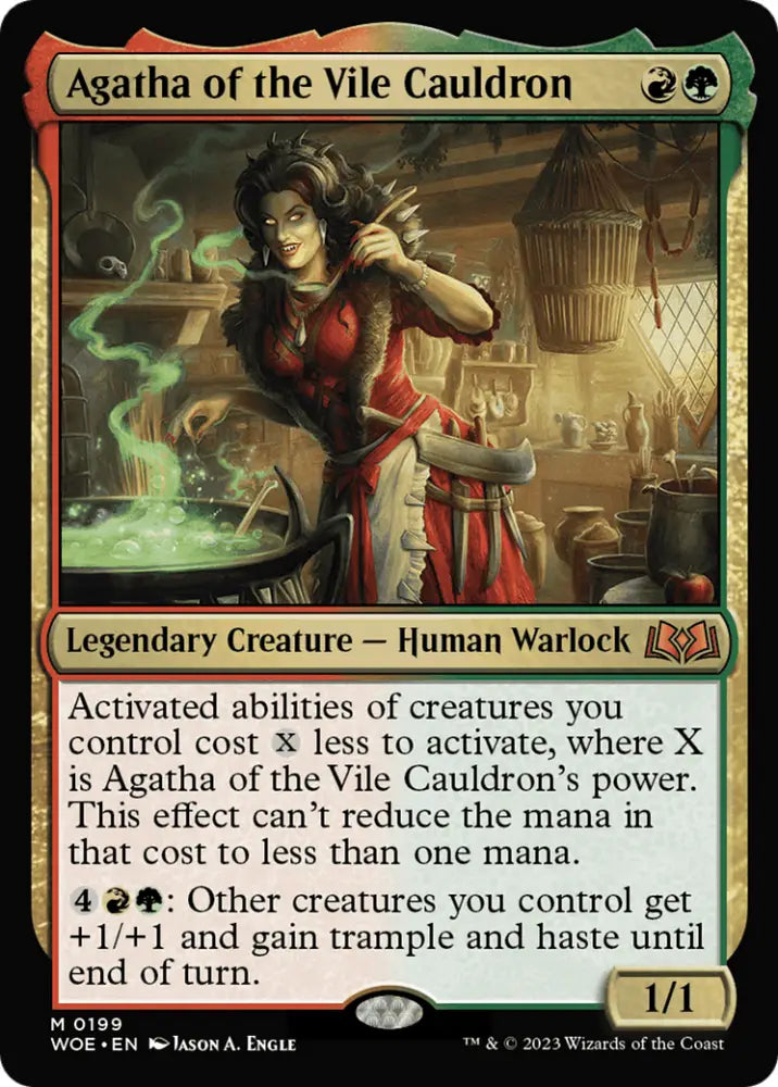 Agatha of the Vile Cauldron [Wilds of Eldraine] - MTG Single