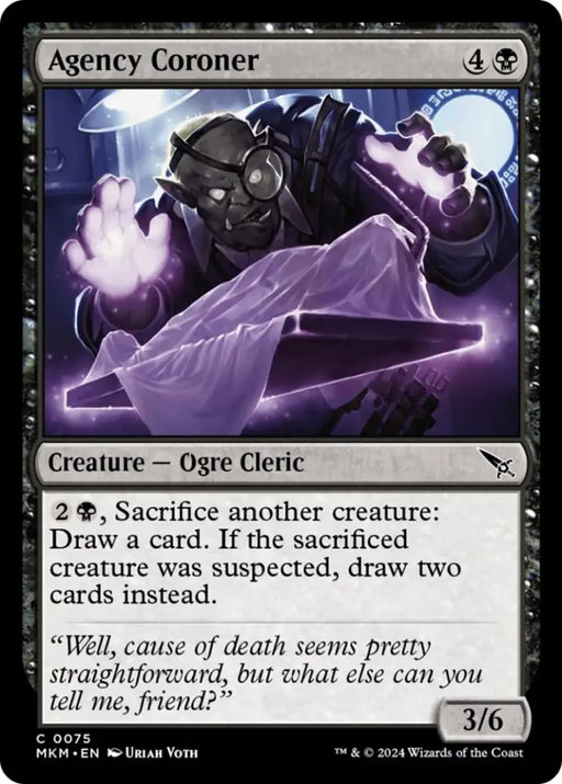 Agency Coroner [Murders at Karlov Manor] - MTG Single