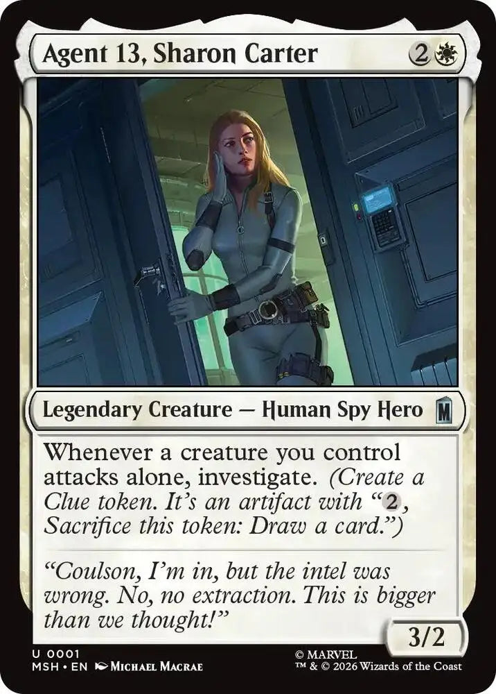 Agent 13, Sharon Carter [Marvel Super Heroes]