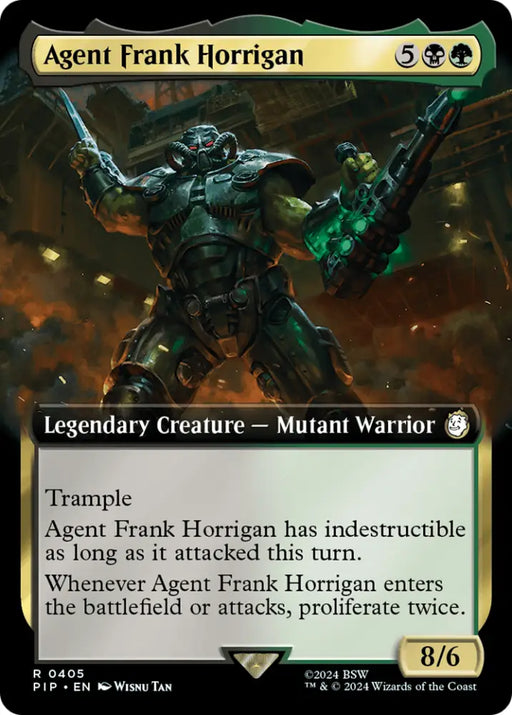 Agent Frank Horrigan (Extended Art) [Fallout] - MTG Single