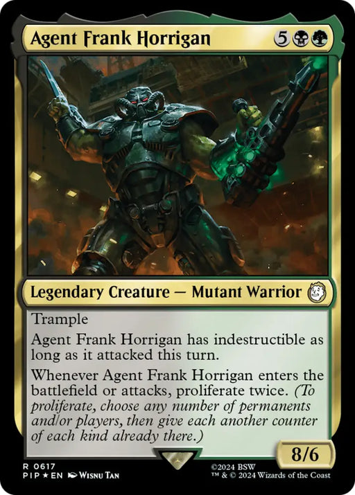 Agent Frank Horrigan (Surge Foil) [Fallout] - MTG Single