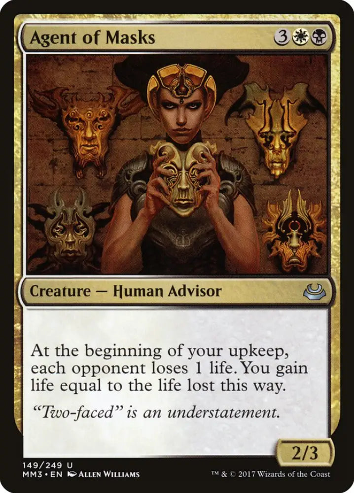 Agent of Masks [Modern Masters 2017] - MTG Single