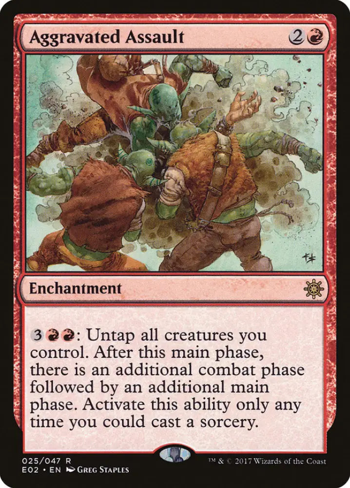 Aggravated Assault [Explorers of Ixalan] - MTG Single