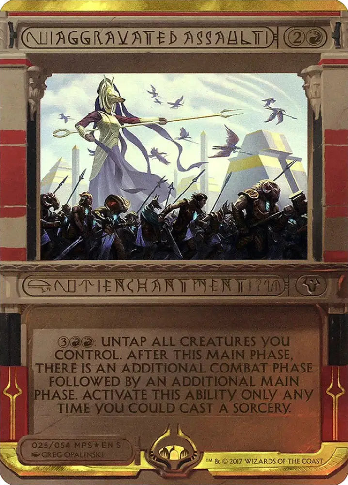 Aggravated Assault (Invocation) [Amonkhet Invocations] - MTG Single