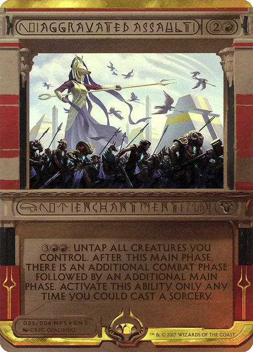 Aggravated Assault (Invocation) [Amonkhet Invocations] - MTG Single