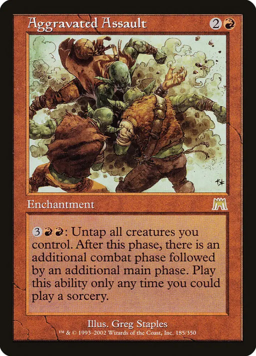 Aggravated Assault [Onslaught] - MTG Single