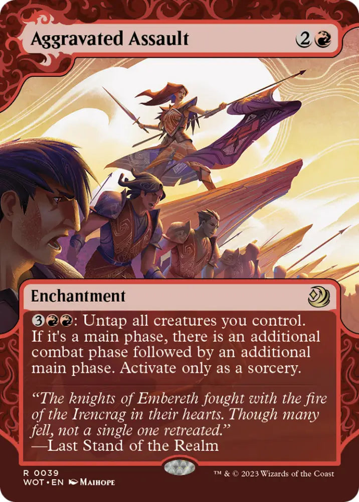 Aggravated Assault [Wilds of Eldraine: Enchanting Tales] - MTG Single