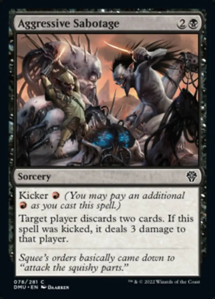 Aggressive Sabotage [Dominaria United] - MTG Single