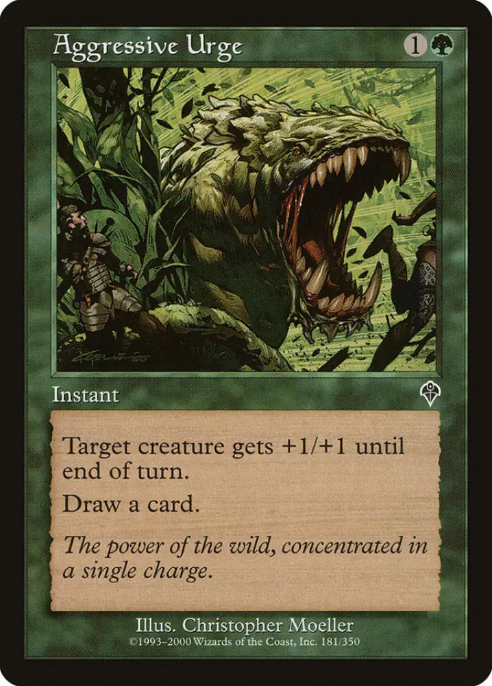 Aggressive Urge [Invasion] - MTG Single