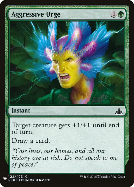 Aggressive Urge [Mystery Booster] - MTG Single