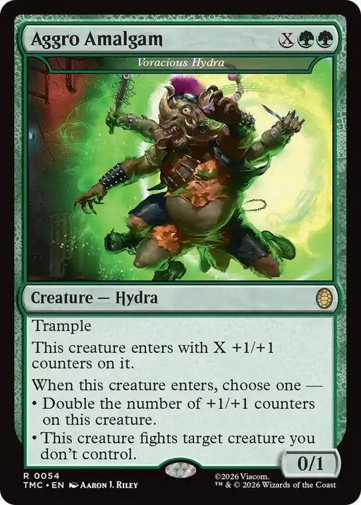 Aggro Amalgam - Voracious Hydra (54) [Teenage Mutant Ninja Turtles Commander]