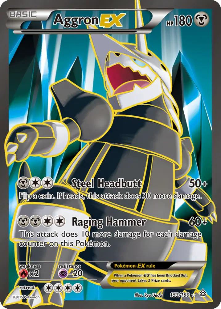 Aggron EX (153/160) [XY: Primal Clash] - Pokemon Single