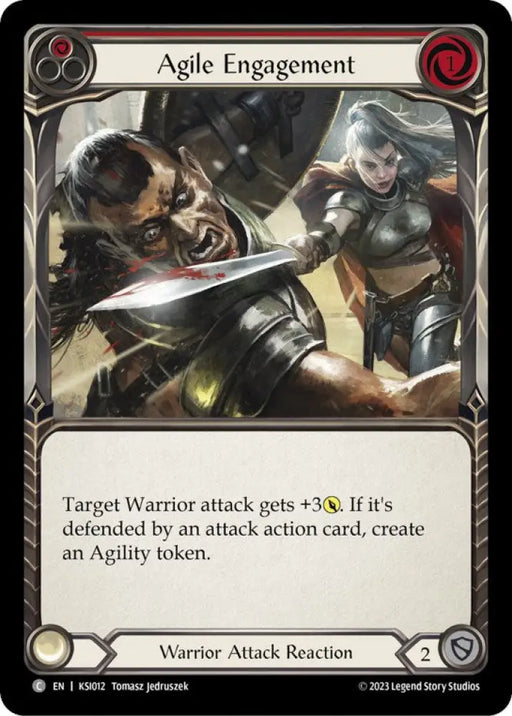 Agile Engagement (Red) [Heavy Hitters] (Kassai Blitz Deck) - Flesh And Blood Single