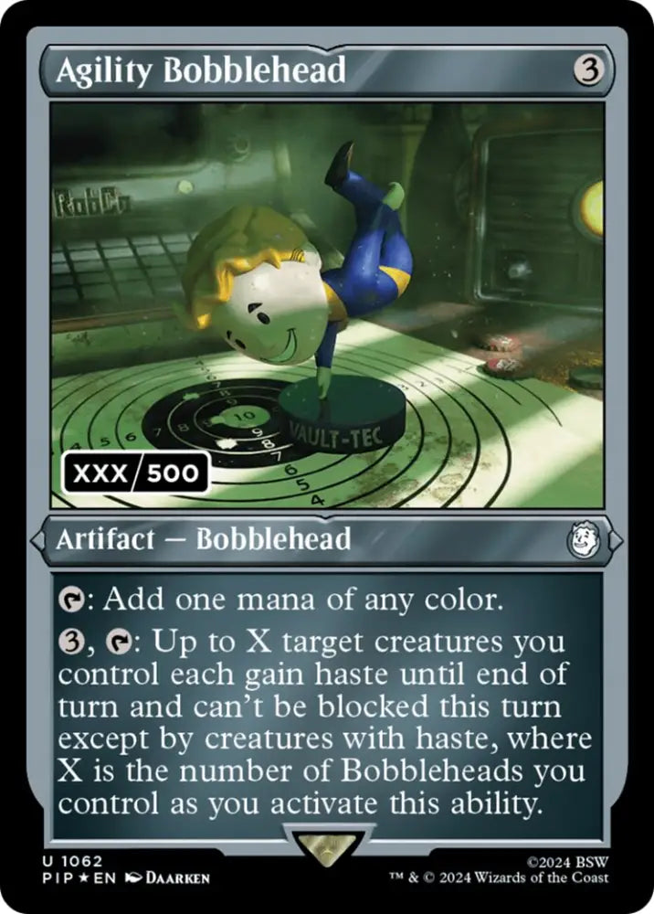 Agility Bobblehead (Serial Numbered) [Fallout] - MTG Single