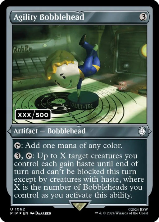 Agility Bobblehead (Serial Numbered) [Fallout] - MTG Single