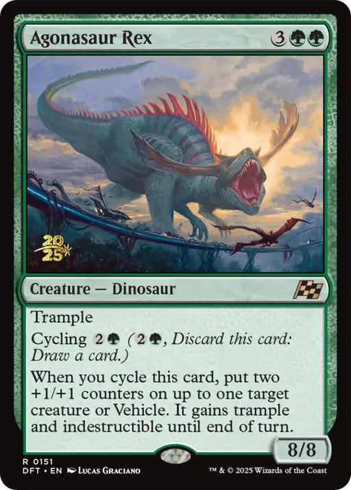 Agonasaur Rex [Aetherdrift Prerelease Promos] - MTG Single