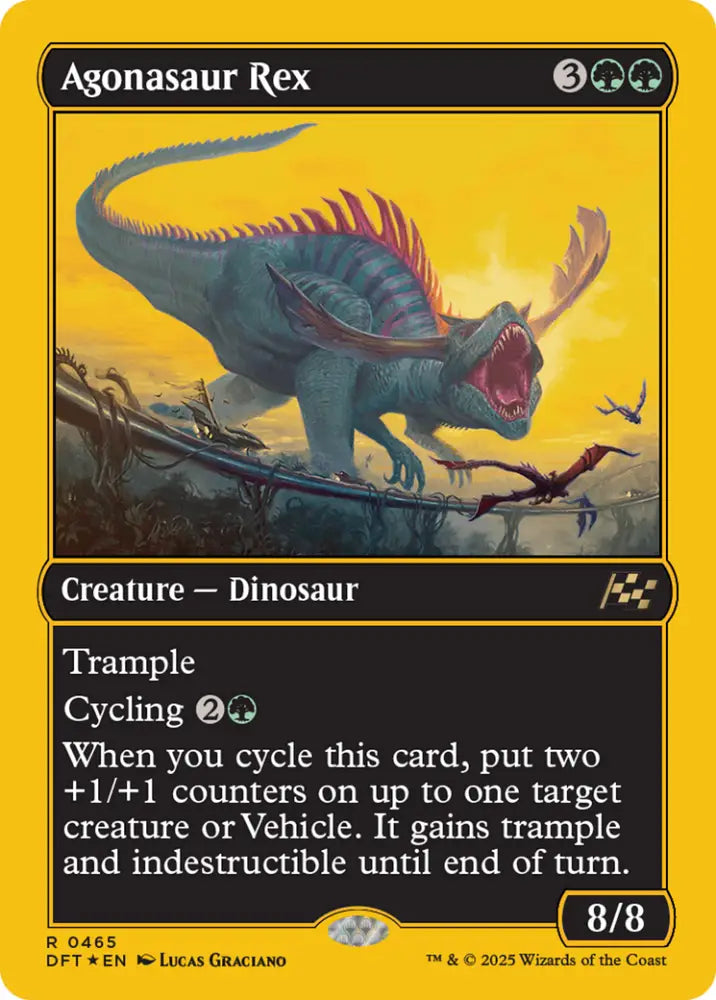 Agonasaur Rex (First-Place Foil) [Aetherdrift] - MTG Single