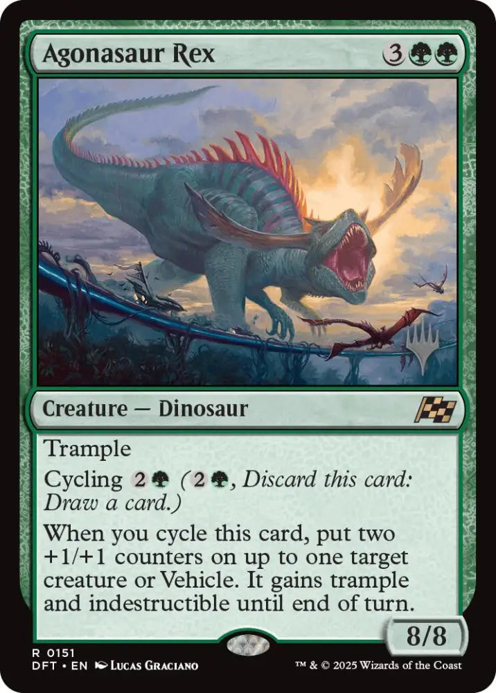 Agonasaur Rex (Promo Pack) [Aetherdrift Promos] - MTG Single