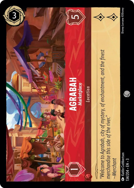 Agrabah - Marketplace (134/204) [Into the Inklands] - Lorcana Single