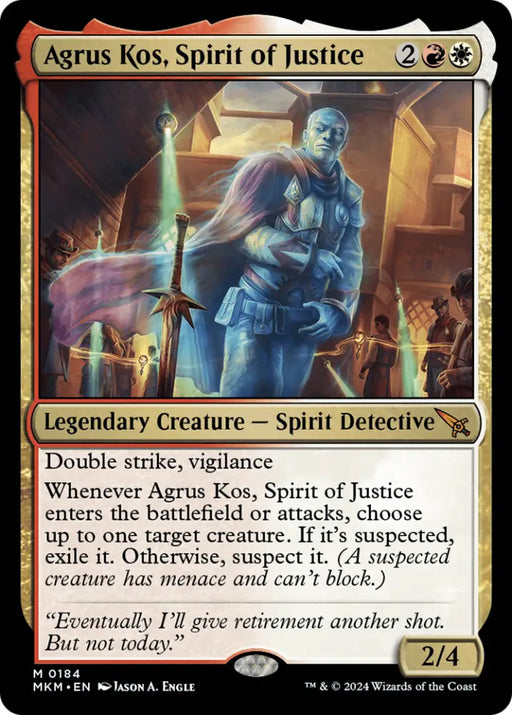 Agrus Kos Spirit of Justice [Murders at Karlov Manor] - MTG Single