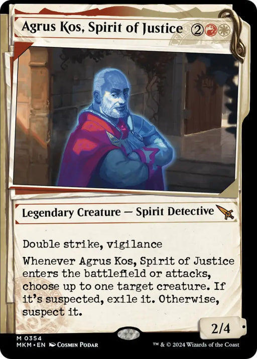 Agrus Kos Spirit of Justice (Showcase) [Murders at Karlov Manor] - MTG Single
