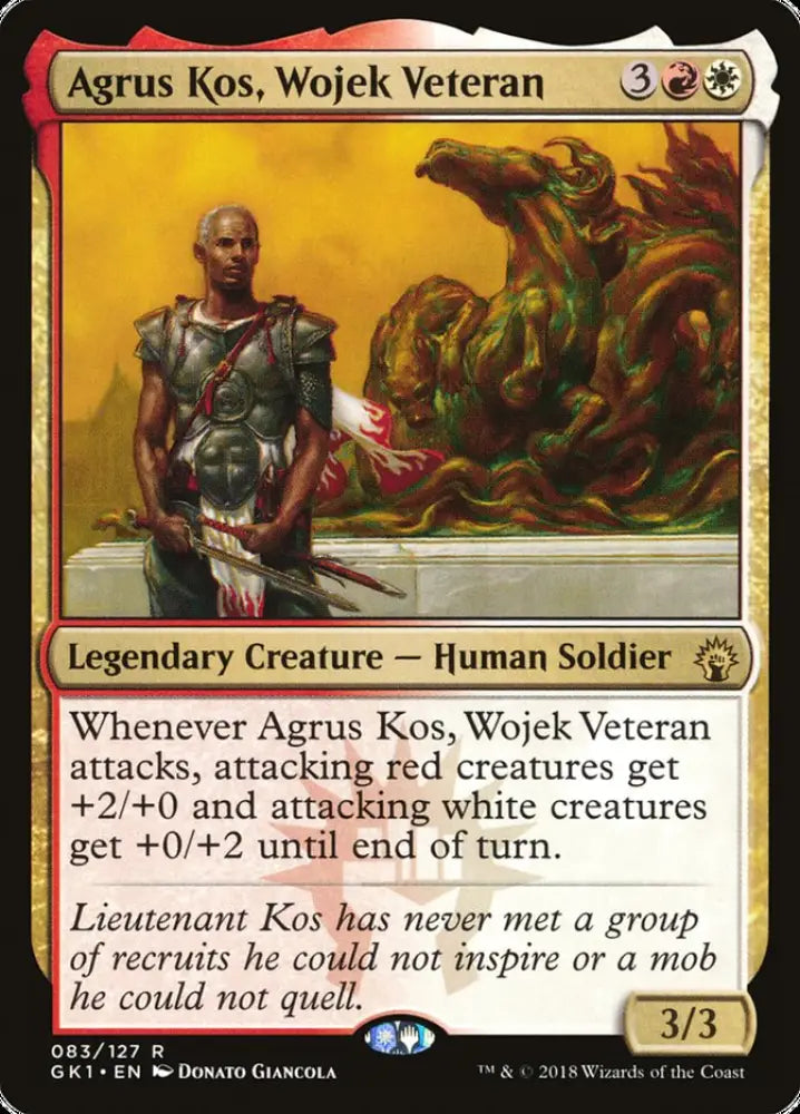 Agrus Kos Wojek Veteran [Guilds of Ravnica Guild Kit] - MTG Single