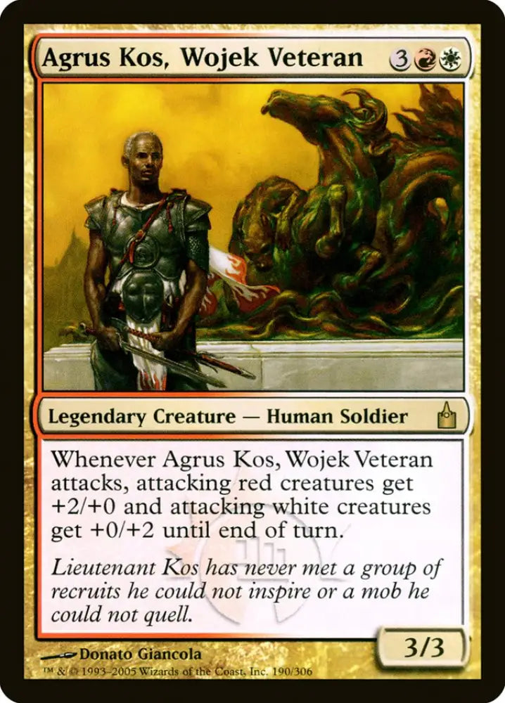 Agrus Kos Wojek Veteran [Ravnica: City of Guilds] - MTG Single