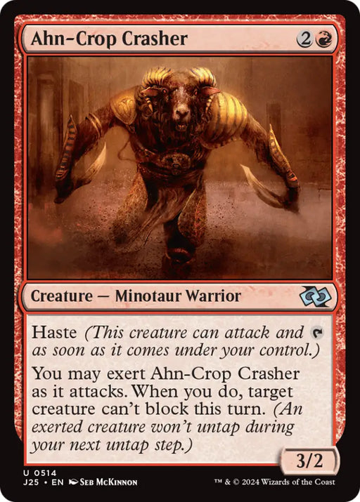 Ahn-Crop Crasher [Foundations Jumpstart] - MTG Single