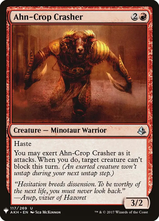 Ahn-Crop Crasher [Mystery Booster] - MTG Single