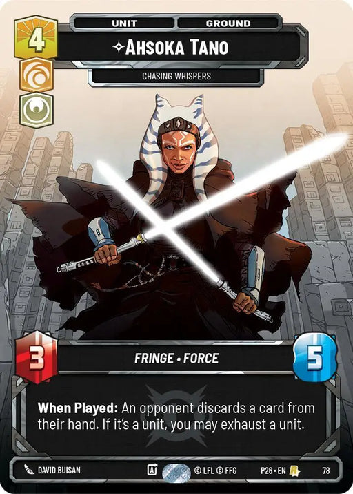 Ahsoka Tano - Chasing Whispers (78) [Sector and Regional Promos: Season 1]