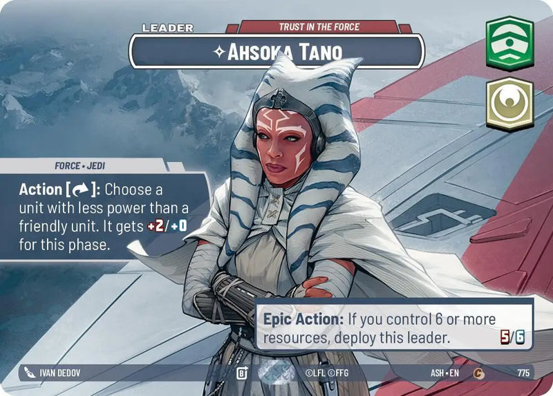 Ahsoka Tano - Trust in the Force (Showcase) (775) [Ashes of the Empire]