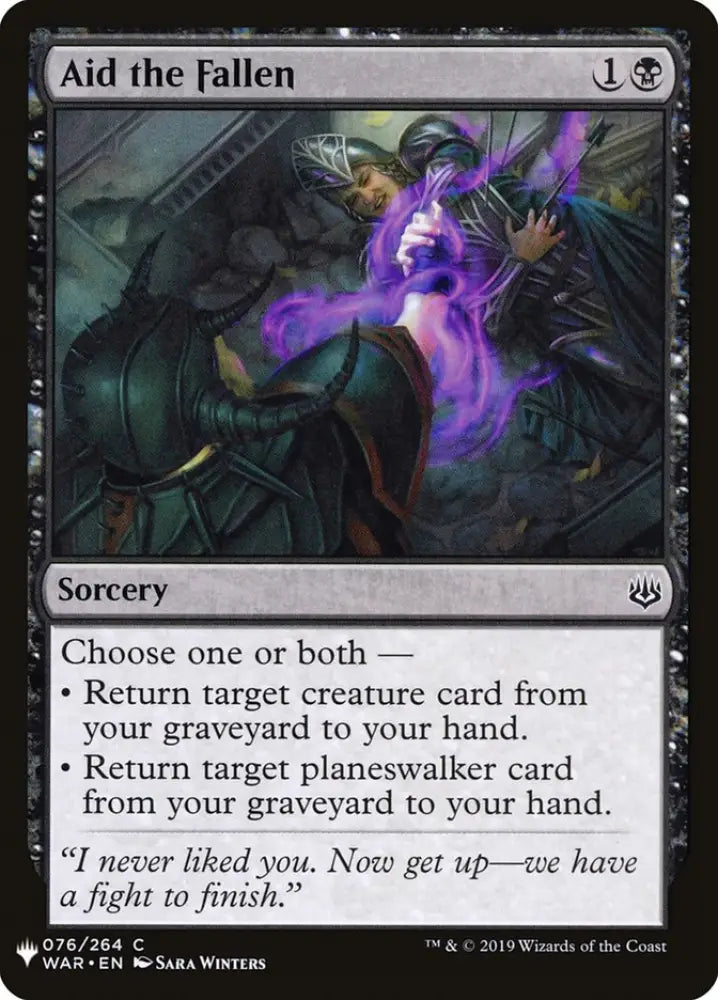 Aid the Fallen [Mystery Booster] - MTG Single