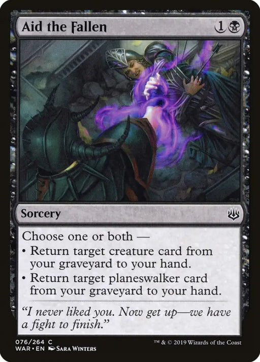 Aid the Fallen [War of the Spark] - MTG Single