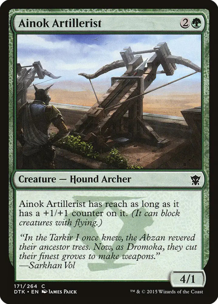 Ainok Artillerist [Dragons of Tarkir] - MTG Single