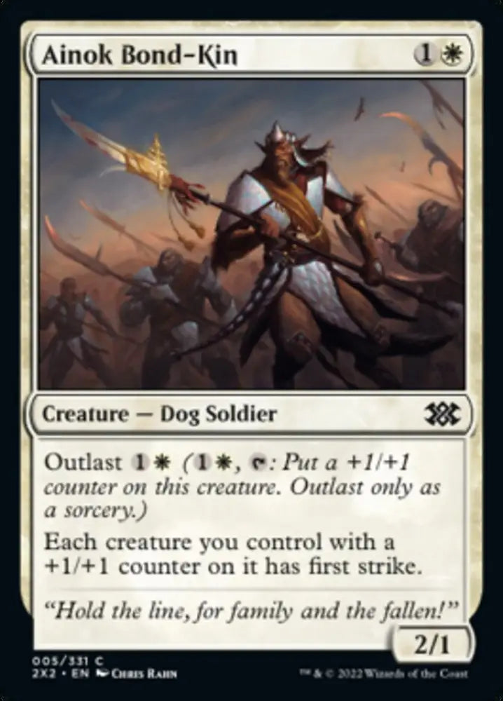 Ainok Bond-Kin [Double Masters 2022] - MTG Single