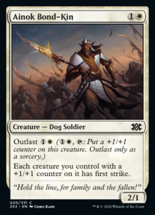 Ainok Bond-Kin [Double Masters 2022] - MTG Single