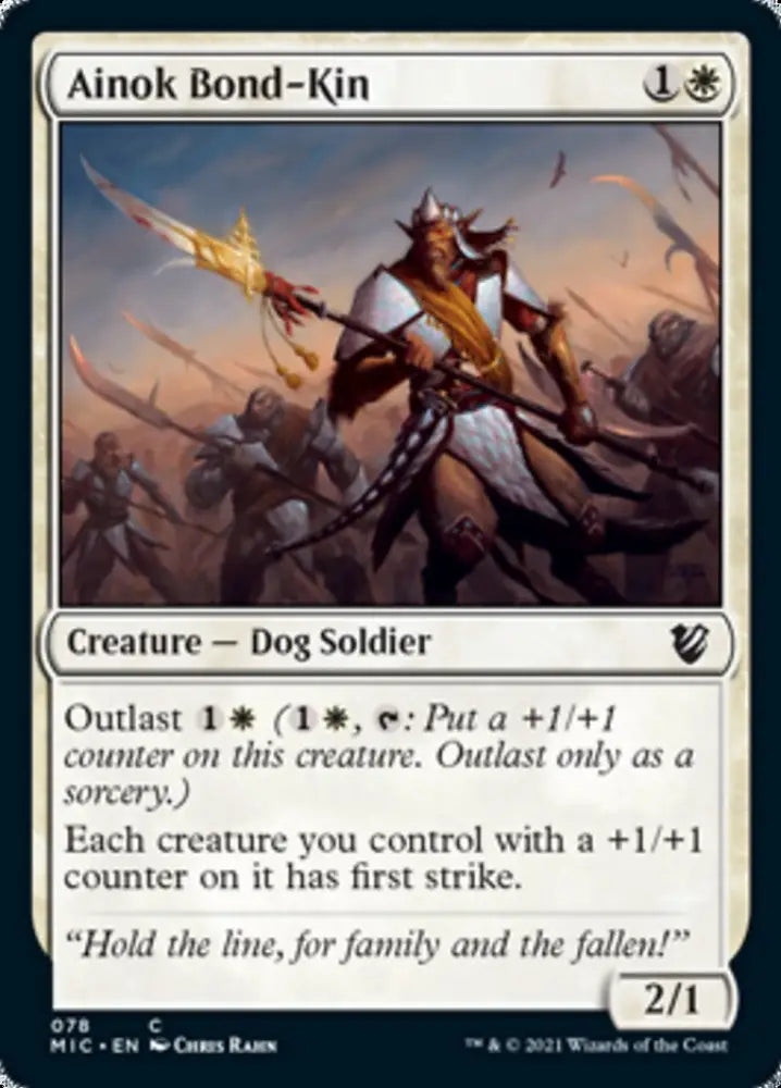 Ainok Bond-Kin [Innistrad: Midnight Hunt Commander] - MTG Single