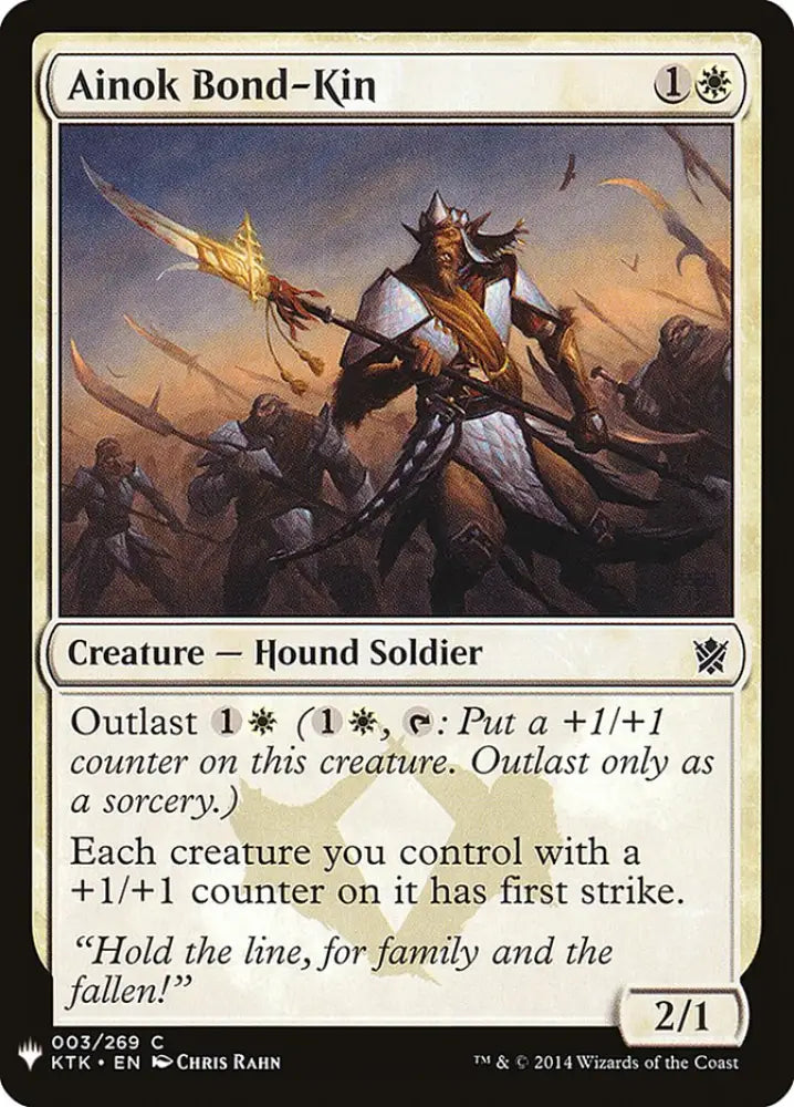 Ainok Bond-Kin [Mystery Booster] - MTG Single