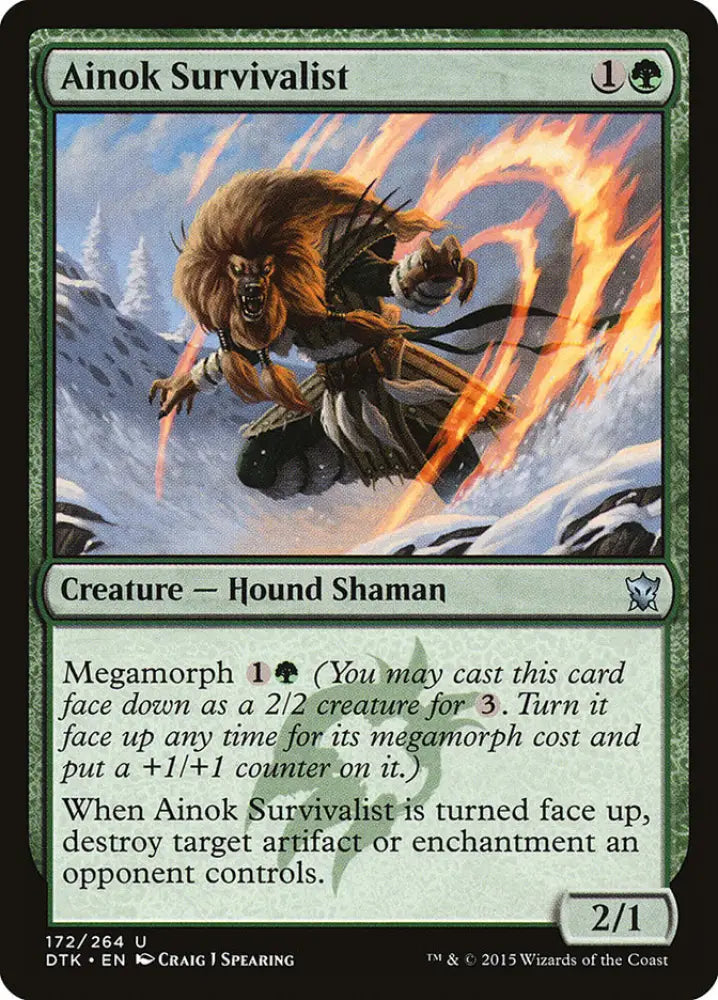 Ainok Survivalist [Dragons of Tarkir] - MTG Single