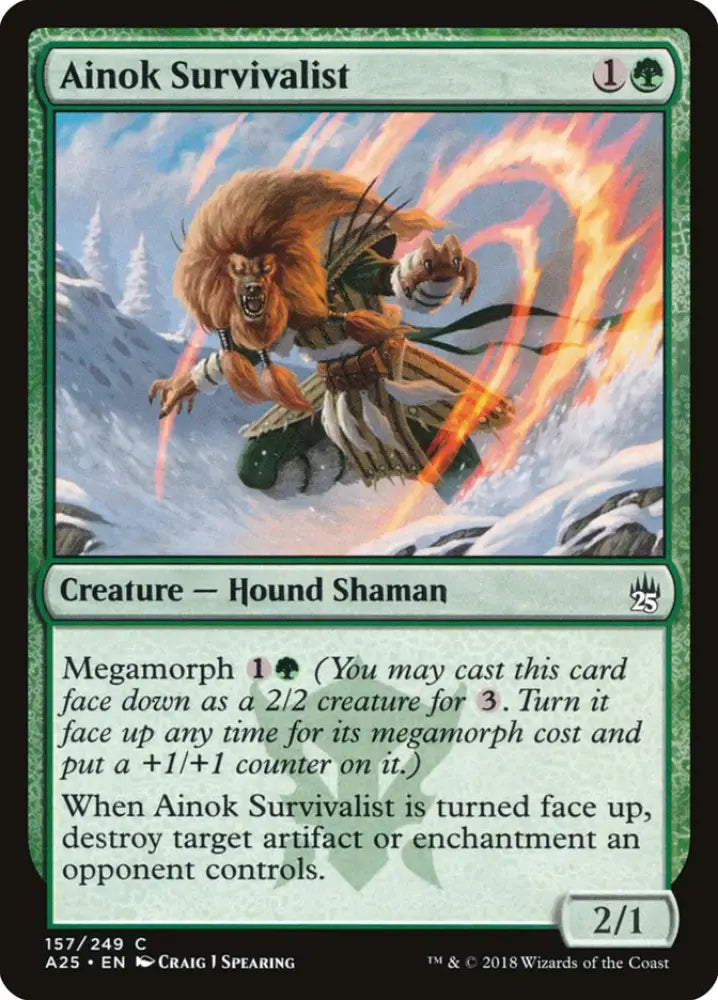 Ainok Survivalist [Masters 25] - MTG Single