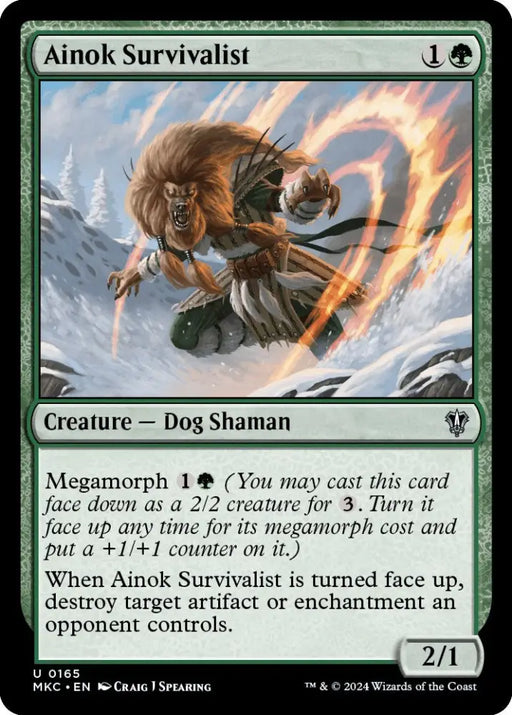 Ainok Survivalist [Murders at Karlov Manor Commander] - MTG Single
