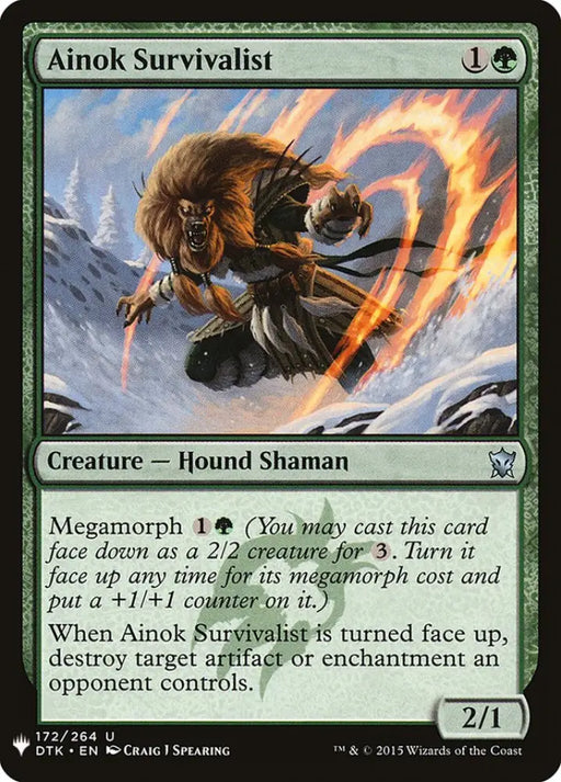 Ainok Survivalist [Mystery Booster] - MTG Single